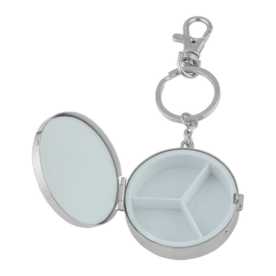 THE CRYSTAL FLIP FLOP PILL BOX KEYCHAIN | LIGHT PINK