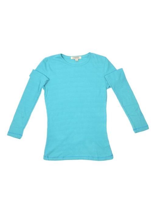 Women's Thermal Long Sleeves - Turquoise - Sox World Inc.