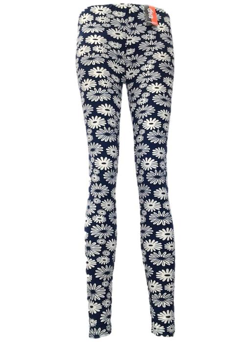 Rave Sexy Club Vegas Soft 1 Piece Navy Blue Daisy Leggings - Sox World Inc.