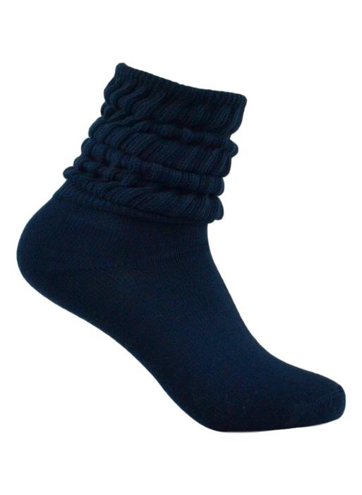 Slouch Socks - Navy Blue - Dozen - Sox World Inc.