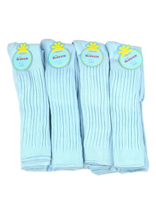Slouch Socks - Baby Blue - Dozen - Sox World Inc.