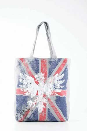 Coca-Cola Union Jack Flag Eagle Tote Bag