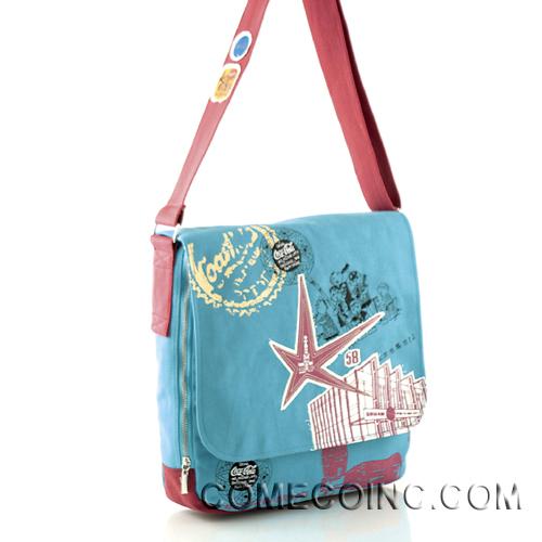 Coca-Cola Patched Canvas Messenger Bag