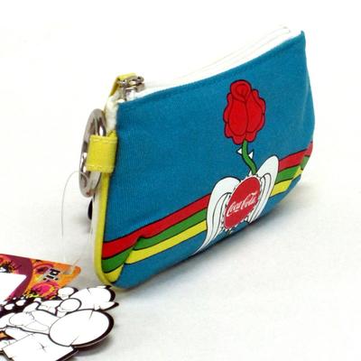 Officially Licensed Coca Cola Coke Peace Rose with Wings Coin Purse
