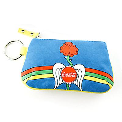 Officially Licensed Coca Cola Coke Peace Rose with Wings Coin Purse