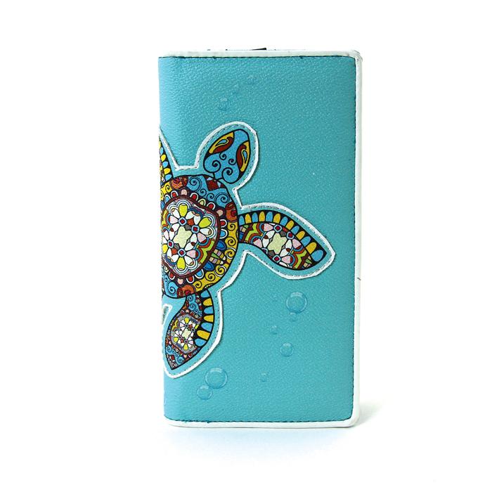 Sea Turtle Wallet in Vinyl Material