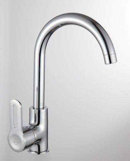 Brass Body Kitchen Faucet with Zinc Handle - YX014