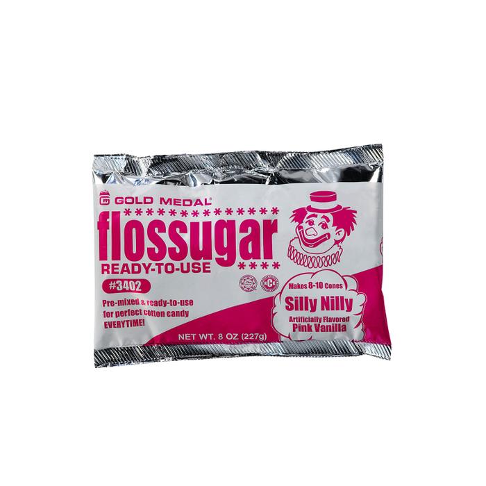 Silly Nilly (Pink Vanilla) 8-oz. Flossugar Pouches (24 count)