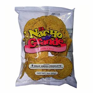 El Nacho Grande Tortilla Chips 3 oz (48 count)