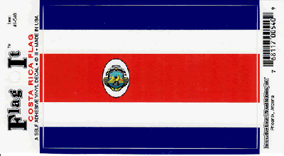 Flag It - Costa Rica (6 pk)