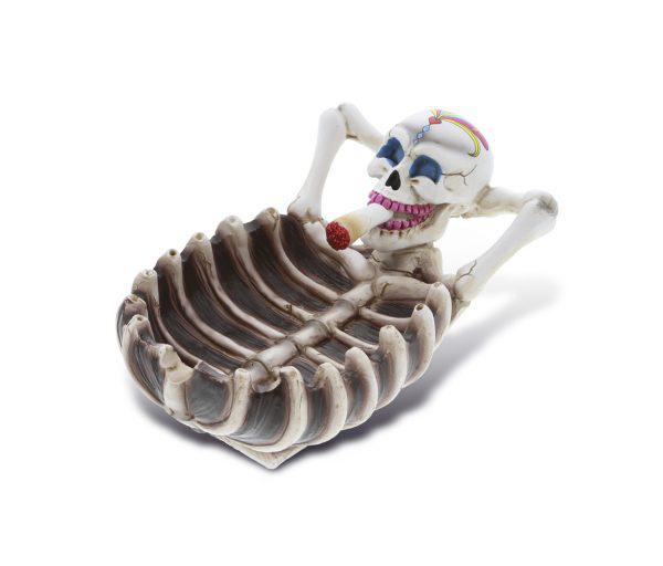 Candy Skull Ashtray – Resin Decor