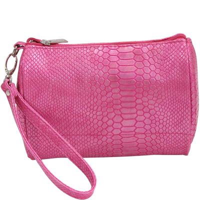 Shirley Temple Pink Reptilian Cosmetics Bag