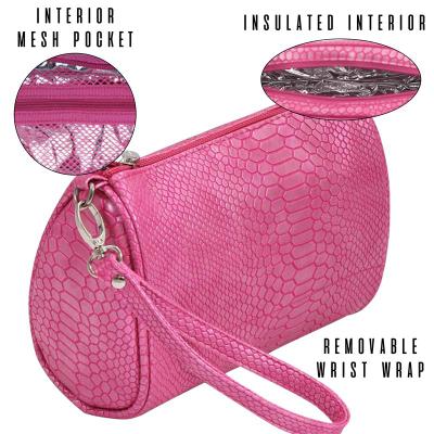 Shirley Temple Pink Reptilian Cosmetics Bag