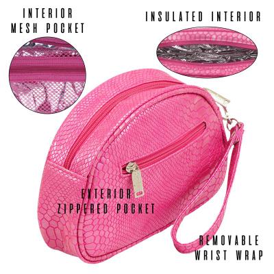 Pina Colada Pink Reptilian Cosmetics Bag