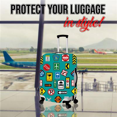 Sign Luggage Cover Large