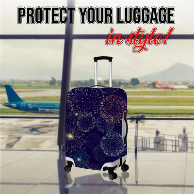 Fireworks Luggage Cover Large