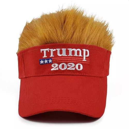Trump Novelty Visor/Hat with Hair
