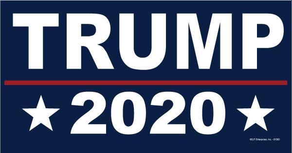 Trump Magnet 4 X 8 Blue 2020