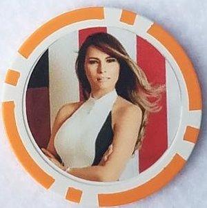 Trump Poker Chip Melania
