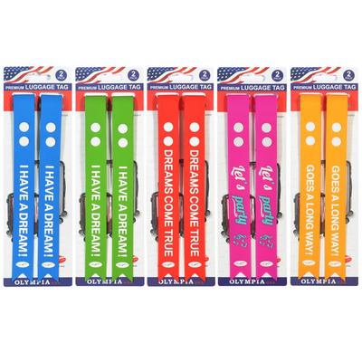 2-PIECE LUGGAGE LONG TAG SET