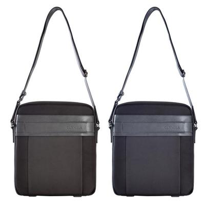MESSENGER BAG- BALLISTIC NYLON WITH LEATHER