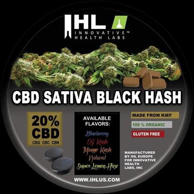IHL CBD SATIVA BLACK HASH 1 GM