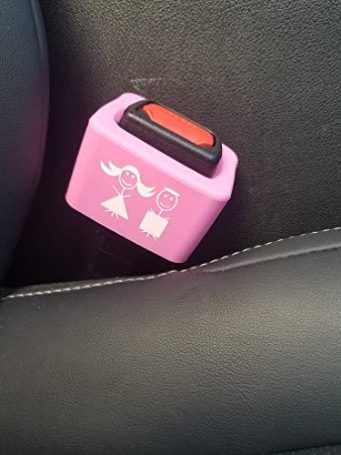 Kvall Seat Belt Buckle Holder - Kids Best (Pink) Sold Individually