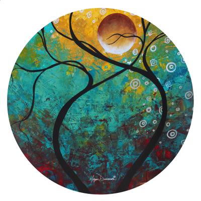 Klimt Inspired Round Wall Art