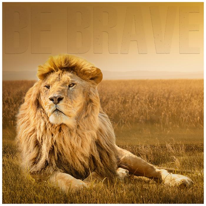 Be Brave 22 x 22 Wall Art