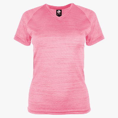 Defender Heather Women's V-Neck Tee