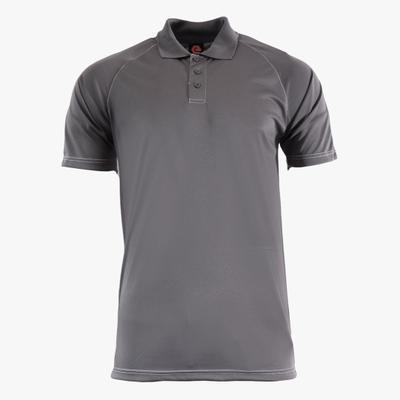 Basic Training Men's Striped Polo with Contrast Stitching