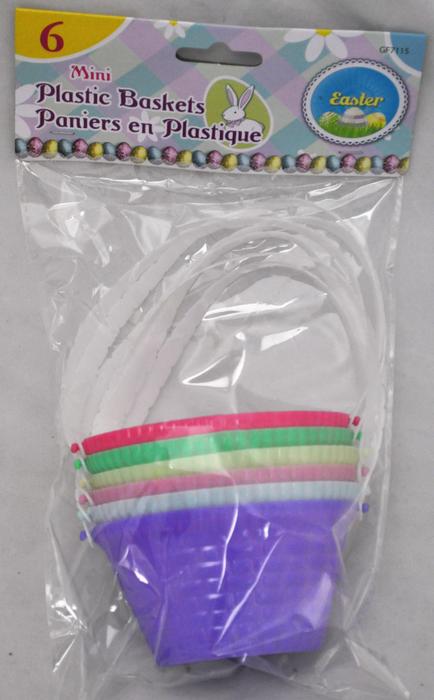 6pc Easter Mini Bskt