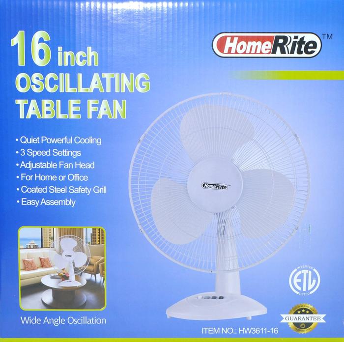 16" Table Fan