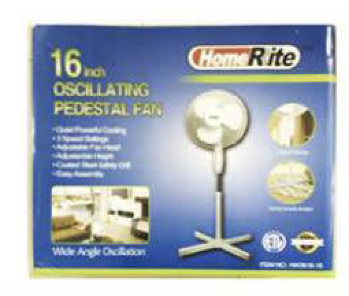 Fan 16" Ped