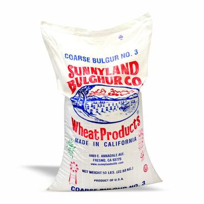 BULGUR MED-COURSE # 3 SUNNYLAND 50 LB