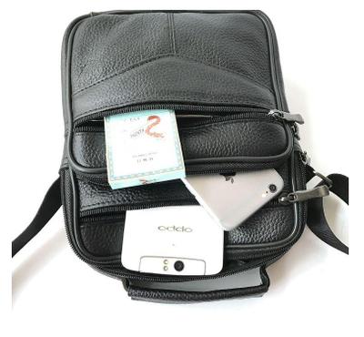 Leather Messenger Crossbody Shoulder Satchel Bag