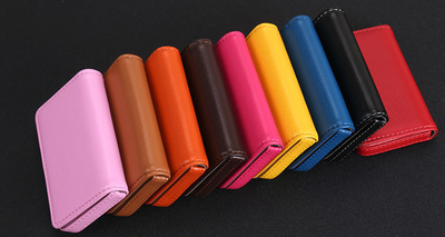 Water Resistance Leather Business Card Holder