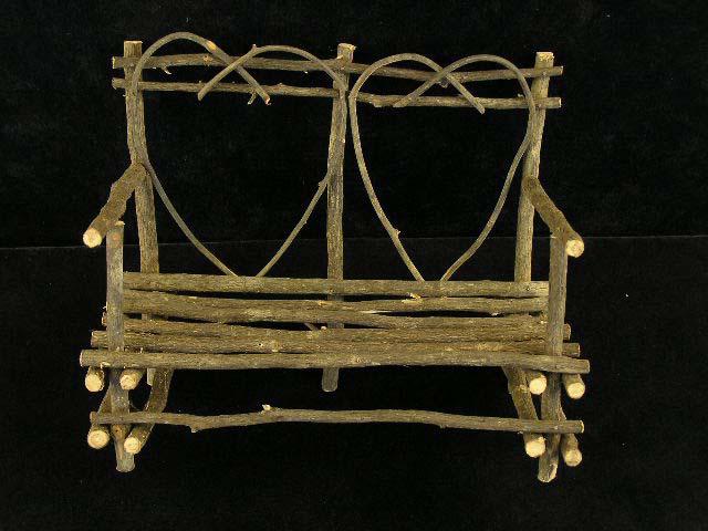 Twig Loveseat with Hearts (lot of 4) SALE ITEM