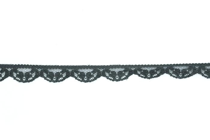 .5 Inch Flat Lace, Black (100 yards) MADE IN USA