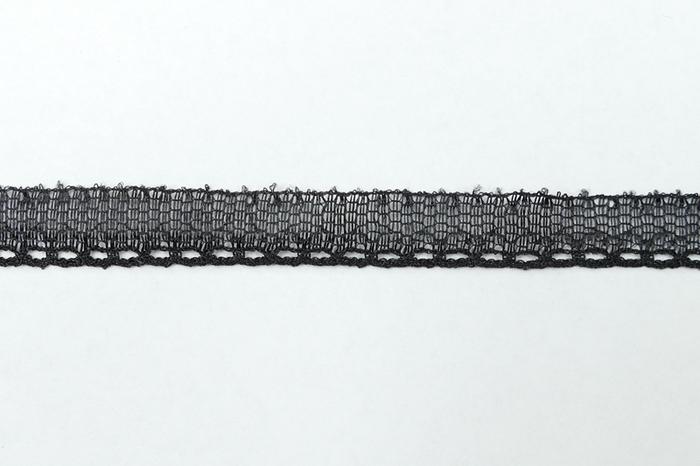 5 Inch Flat Lace, Black (100 yards) MADE IN USA