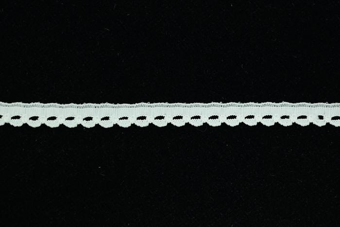 .375 Inch Flat Lace, Ivory (100 yards) MADE IN USA