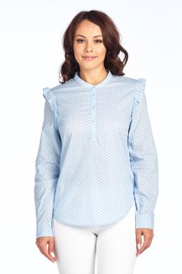 Long Sleeve Polka Dot Blouse