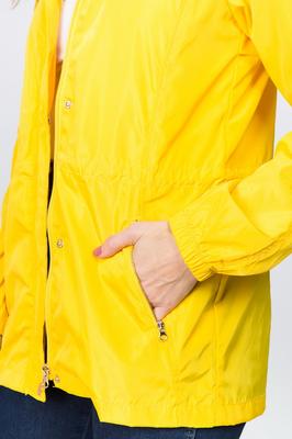 Long Nylon Rain Jacket