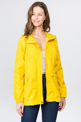 Long Nylon Rain Jacket