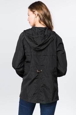 Long Nylon Rain Jacket