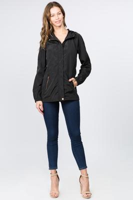 Long Nylon Rain Jacket