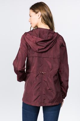 Long Nylon Rain Jacket