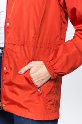 Long Nylon Rain Jacket
