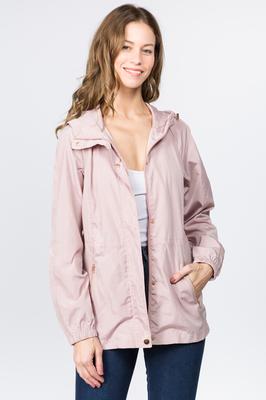 Long Nylon Rain Jacket