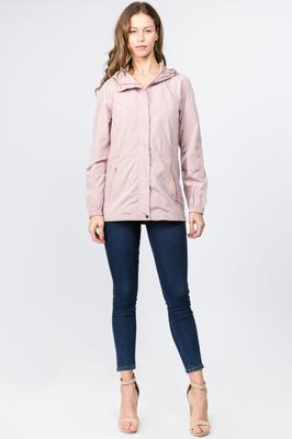 Long Nylon Rain Jacket